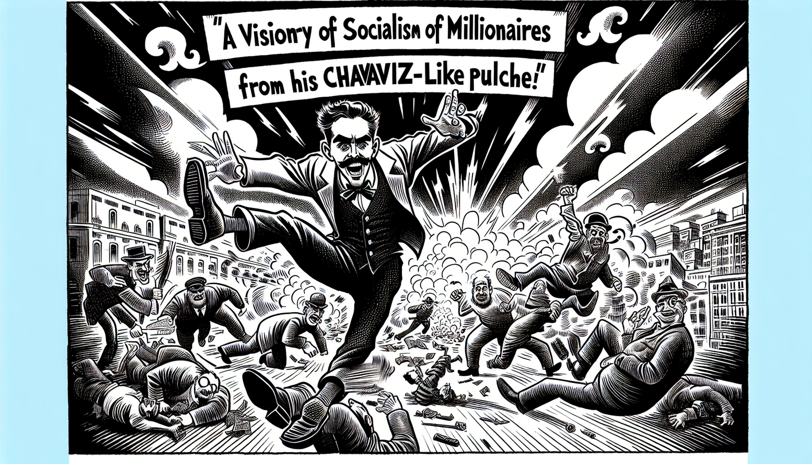 Zapatero, visionario del socialismo, criticando millonarios desde su púlpito chavista